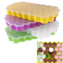 Новая форма сота кубик льда 37 кубиков лоток для льда Форма для льда контейнеры для хранения льда кубик лоток форма