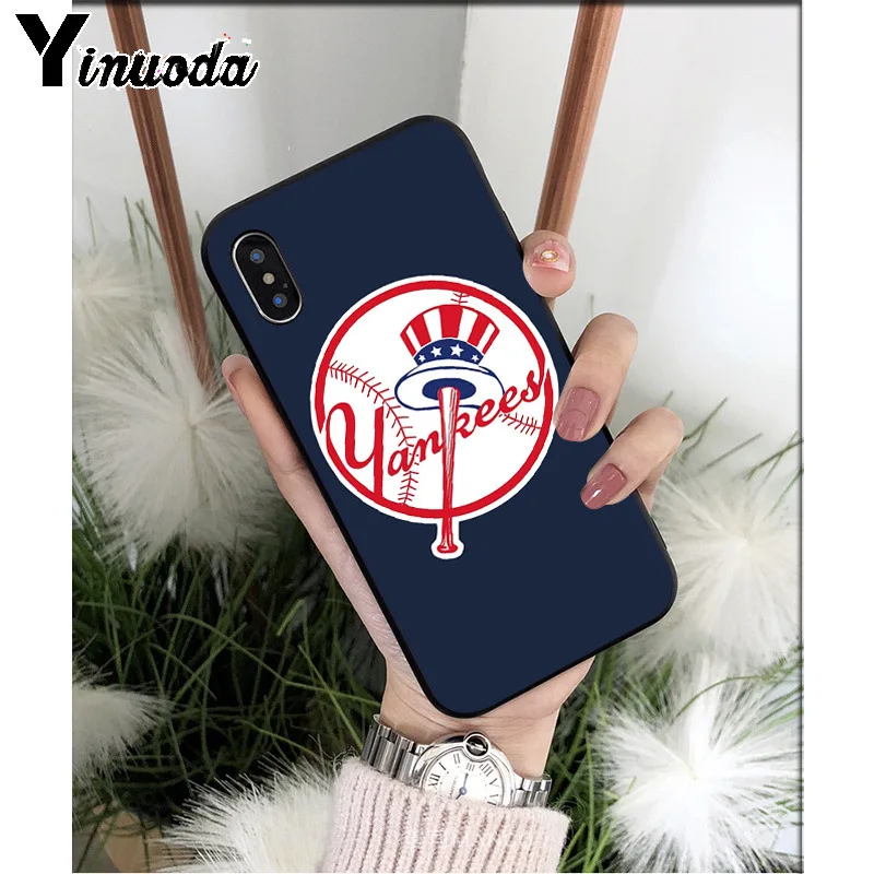 Yinuoda New York Yankees Boston Red Sox бейсбольный Мягкий ТПУ чехол для телефона iPhone X XS MAX 6 6s 7 7plus 8 8Plus 5 5S SE XR - Цвет: A11