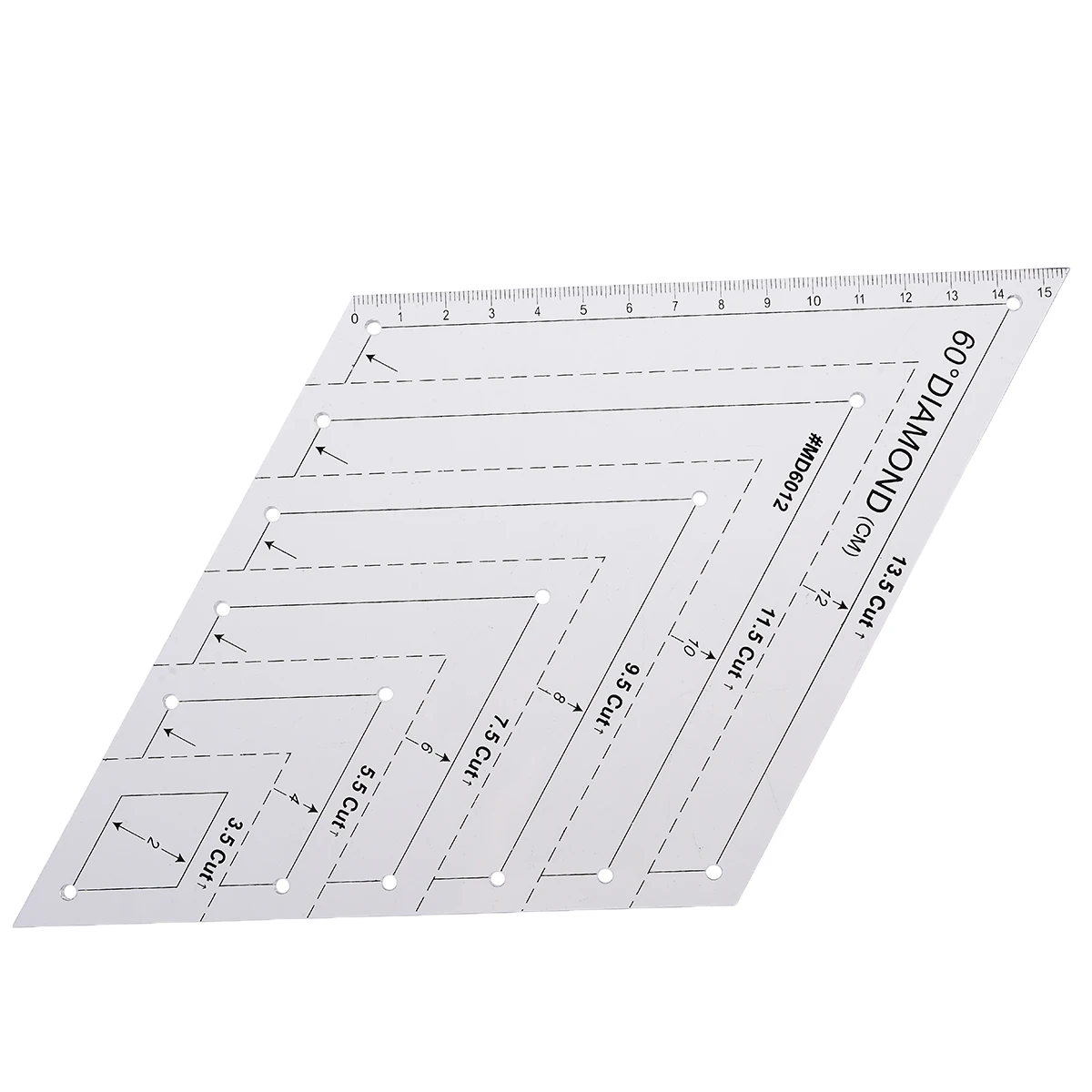 4pcs/Set Triangle Diamond Hexagon Quilting Ruler Stencil Set DIY Patchwork Craft Measuring Drawing Tools Home Office Supplies