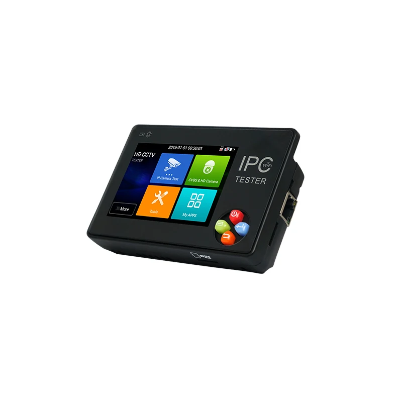  IPC1600 Plus 3.5 inch touch screen Portable IP Analog Camera tester H.265 4K CCTV Tester Monitor wi