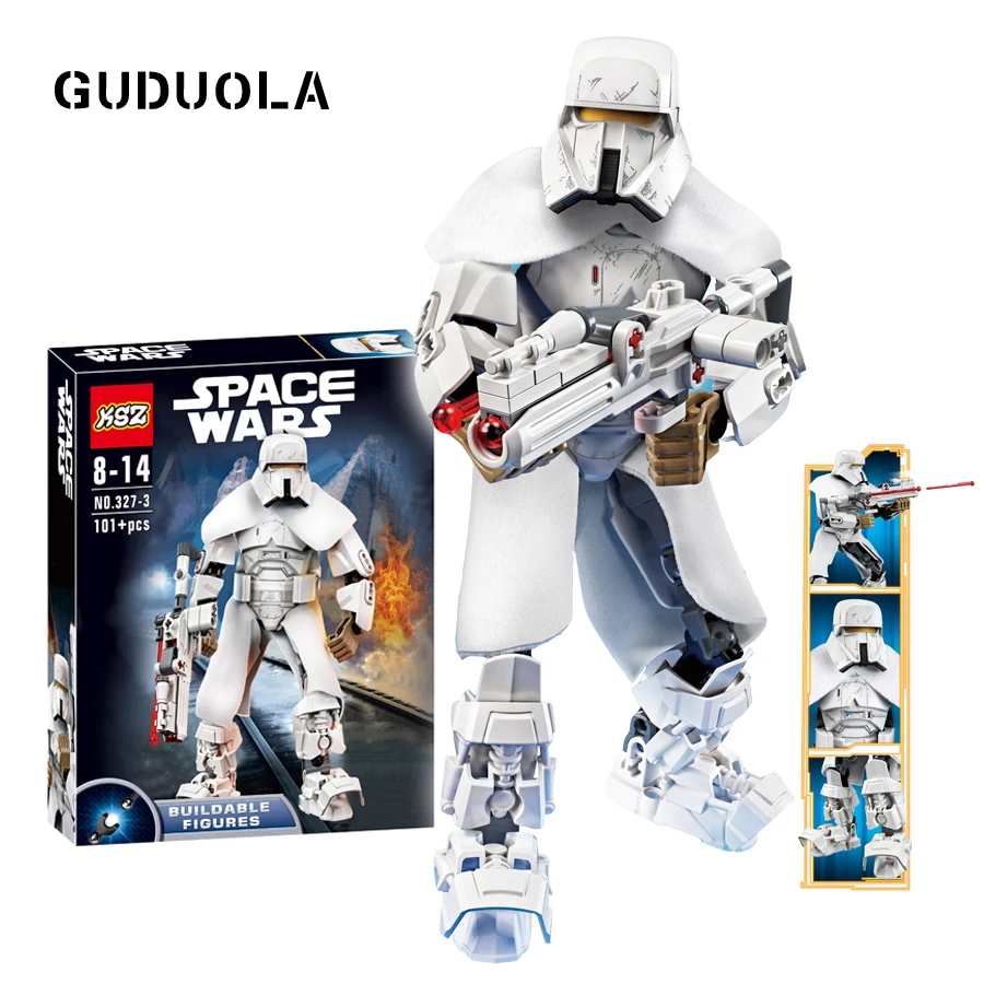 

GUDUOLA Star Wars RANGE TROOPER Figure Building Block Set New Arrive Toy For Children Compatible starwars 75536 Boy Gift