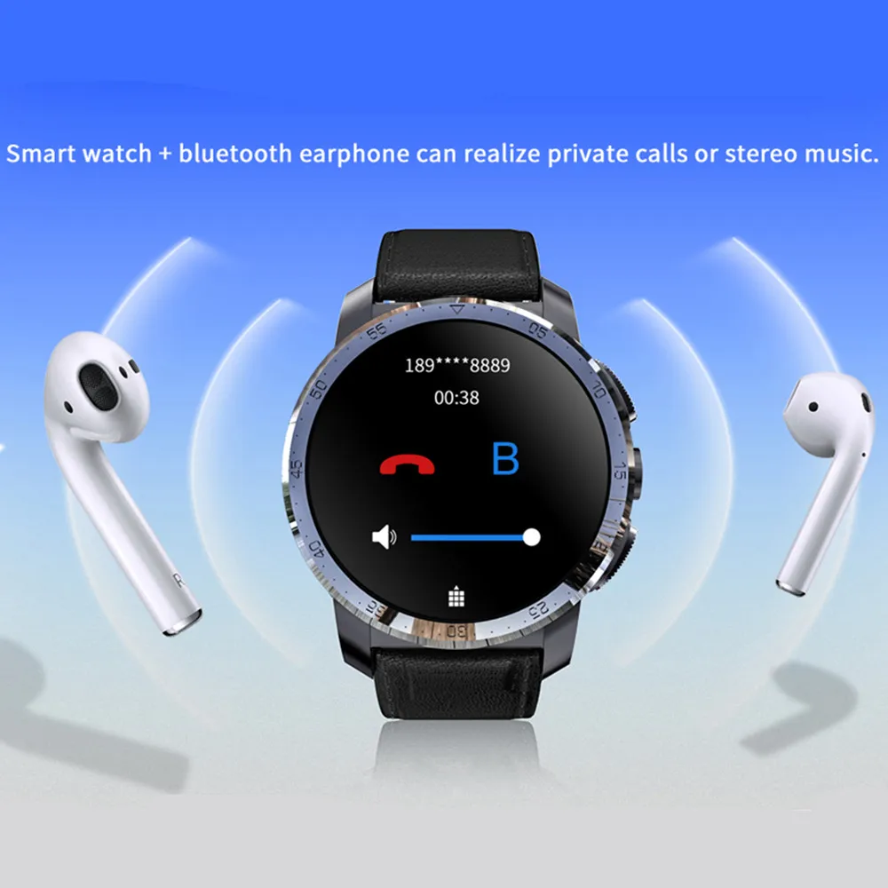 Kospet Optimus Pro Smart Watch GPS Dual System WiFi Android 7.1.1 System / Sports Management / 8.0MP Camera 3GB RAM 32GB ROM