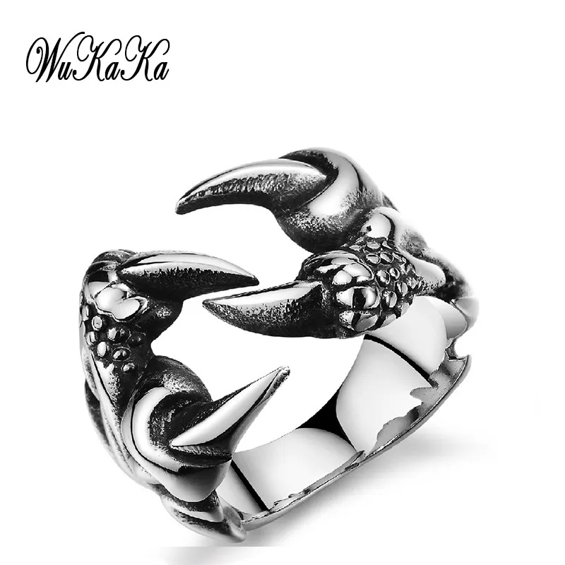 Wukaka 2020 коготь дракона регулируемое креативное кольцо для мужчин мальчиков