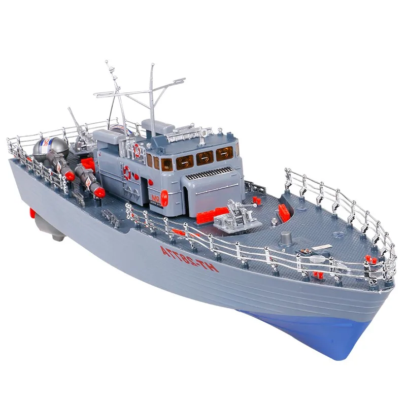 RC Boat 1/275 Destroyer WarShip Remote Control Military Naval Vessels Racing Ship Electronic Model For Kids Birthday Hobby Toys