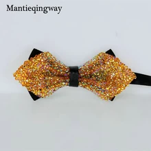 Mantieqingway полиэфир сплошной цвет банкетные галстуки-бабочки Pouplar модный бренд нарядный галстук-бабочка для мужчин галстук банты галстуки-бабочки