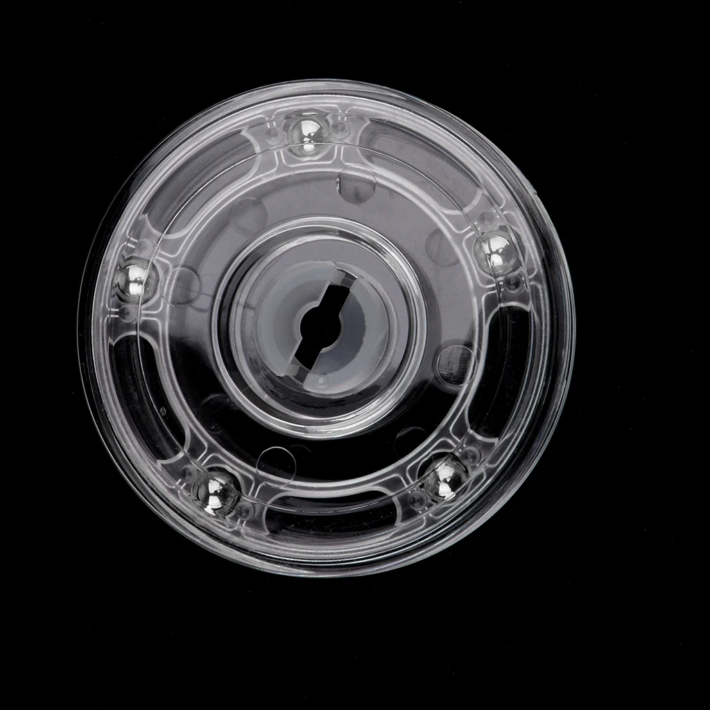 3'' Turntable Acrylic Rotating Display Stand for Watches Jewelries - Clear