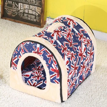 

Pet Dog House Nest With Mat Foldable Pet Dog Bed Cat Bed House For Small Medium Dogs Travel Kennels For Cats Pet Products