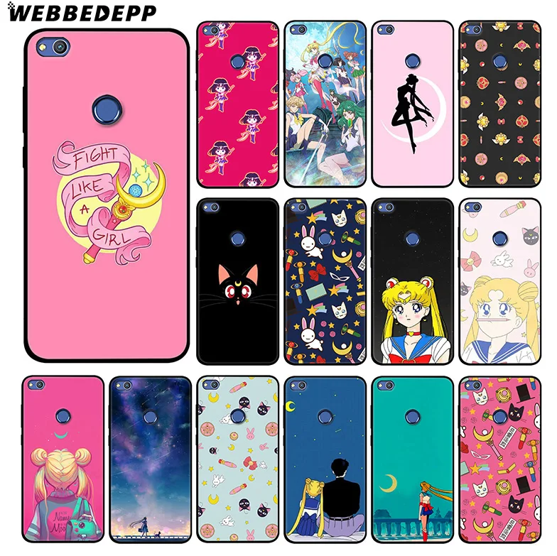 Мягкий силиконовый чехол WEBBEDEPP Sailor Moon Girl Аниме для Huawei Honor Mate 20 10 8X 8C 8 6A 7A 7X 7C Lite Pro из