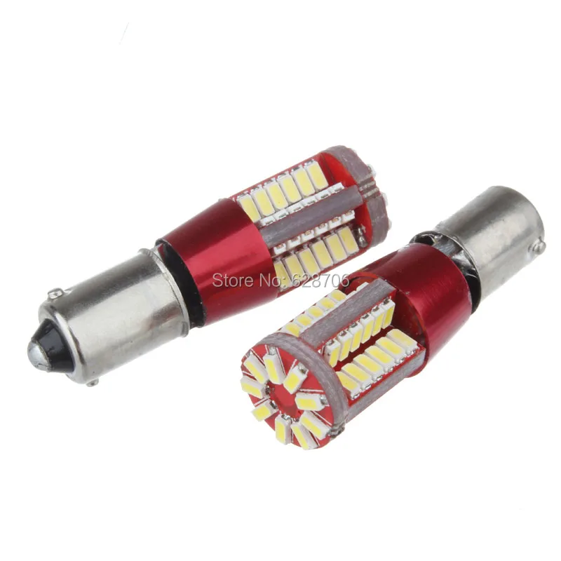 2 шт. Автомобильный авто BA9S canbus T4W W5W Canbus 57 светодиодный s 3014 smd светодиодный светильник без ошибок Автомобильный светодиодный светильник белый