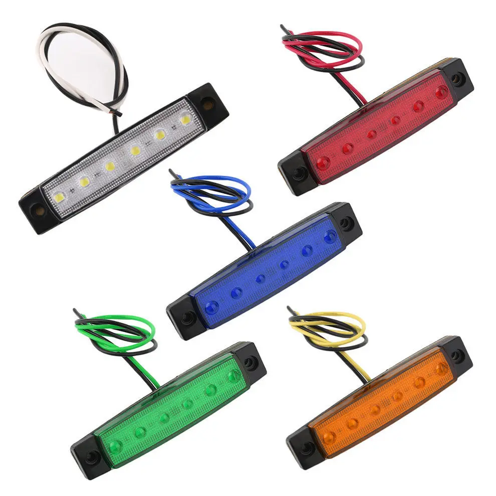 

rear power supply reverse brake light trailer side marker light indicators CAR bus light truck 24V DC12V LED Trailer Truck Light