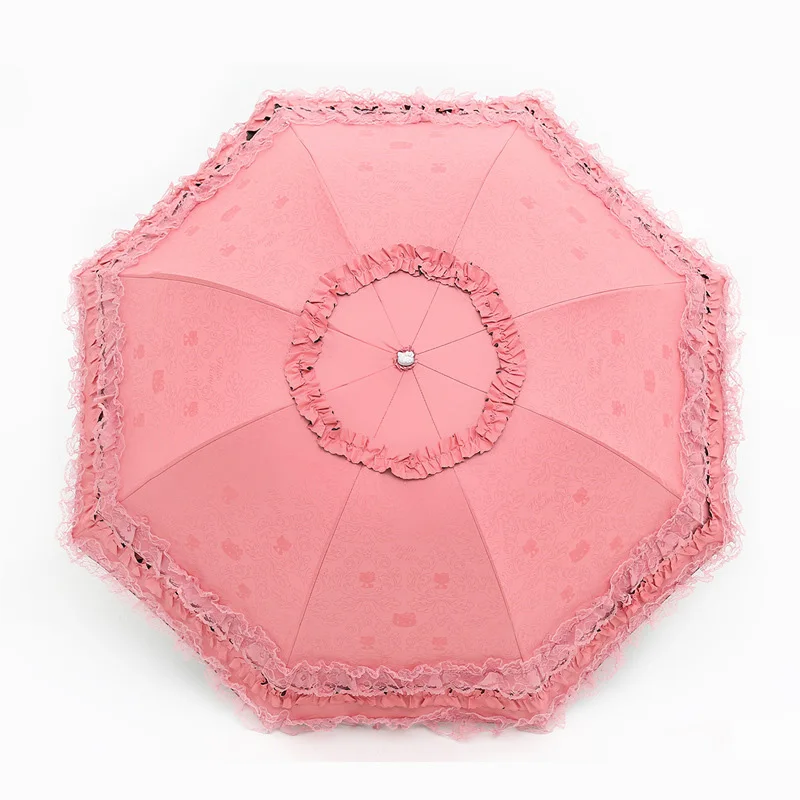 

1pcs Cartoon Hello Kitty Umbrella Wind Resistant Folding Umbrella Windproof Travel Rain Sun Umbrellas