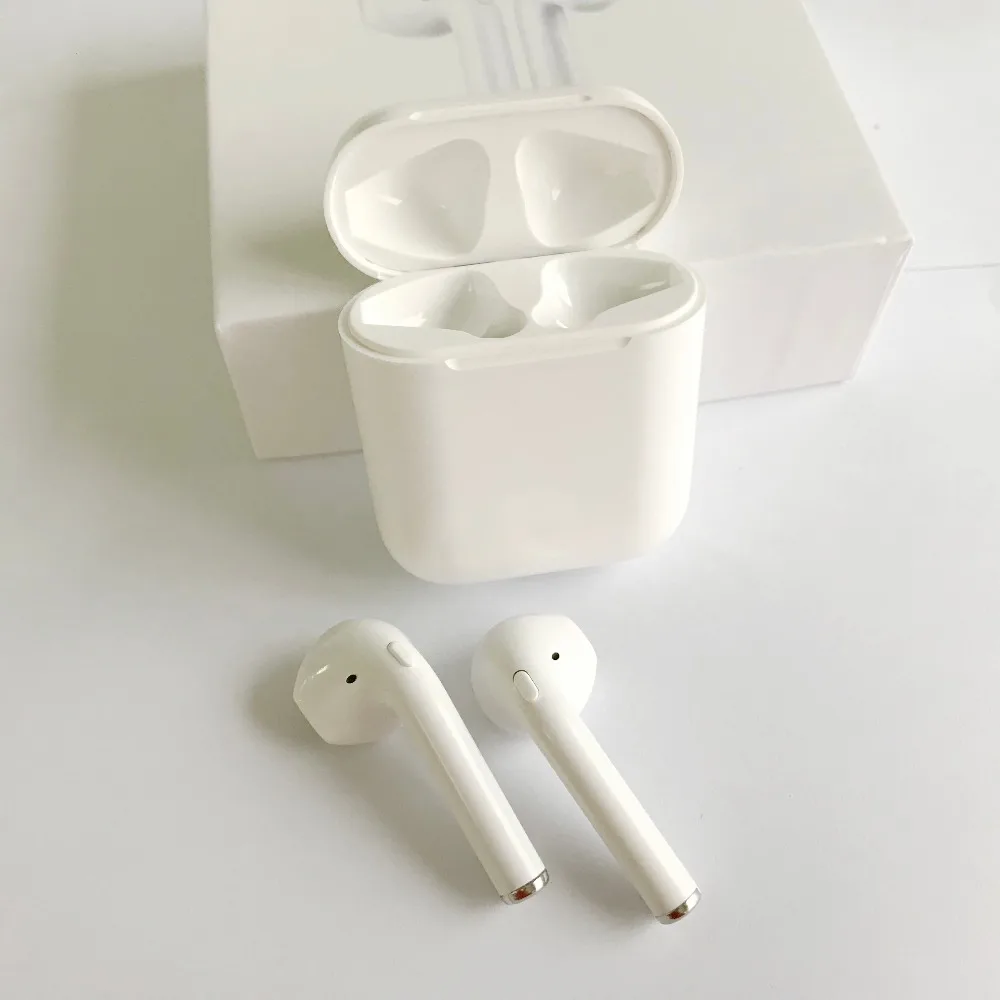 

Air Plus Bluetooth Earphones Built-in Mic Wireless Double In-Ear Headset Sports Earbuds with Mini Charging Box For Iphone Xiaomi
