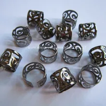 100 шт./лот пистолет черный 10/8. 5 мм Регулируемые волосы дреды бусины манжеты клип микро кольцо бисера DIY аксессуары для парикмахерских