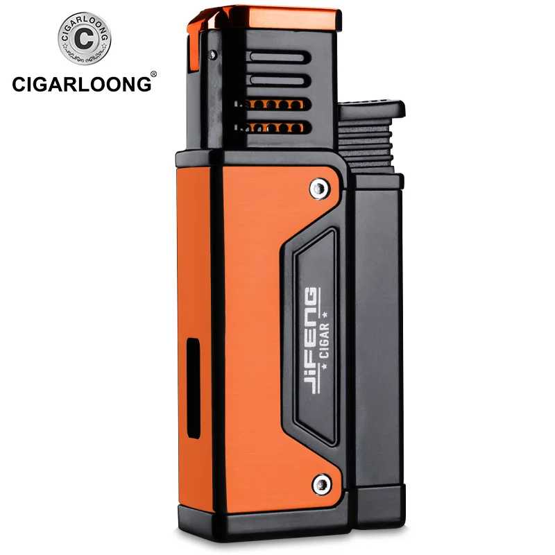 

Cigar lighter mini portable windproof single flame Butane inflatable lighter JF-109