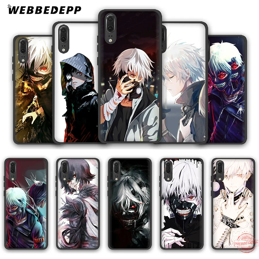 

WEBBEDEPP Tokyo Ghouls Soft Case for Huawei P8 P9 P10 P20 P30 Lite Pro 2017 2018 2019 Cover