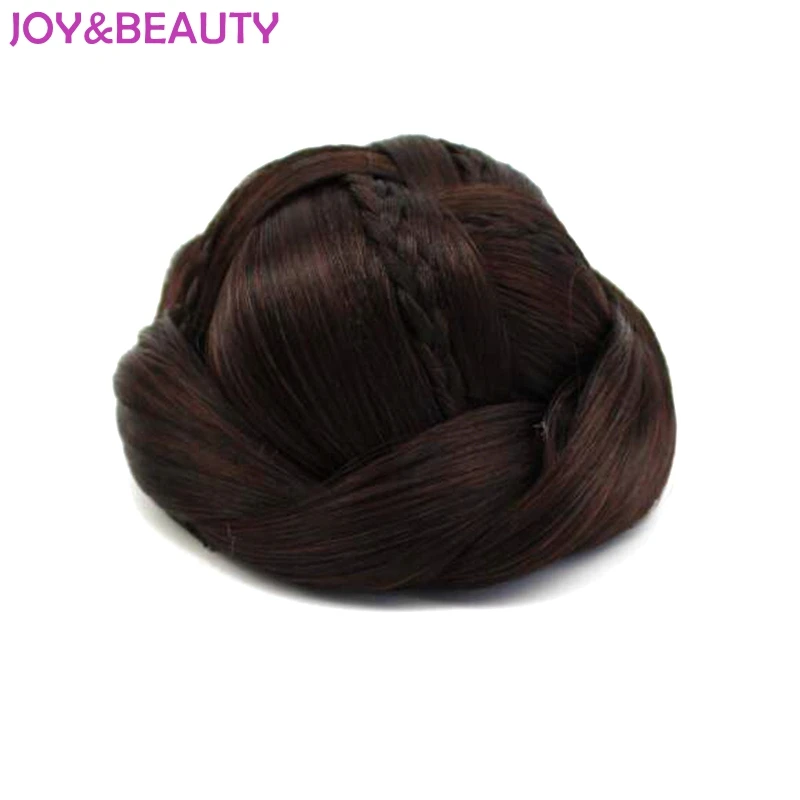 JOY& BEAUTY, волосы, чистые, ручное плетение, заколка для волос, шиньон, синтетические волосы, шиньон, Пончик, валик, шиньон, матовый цвет