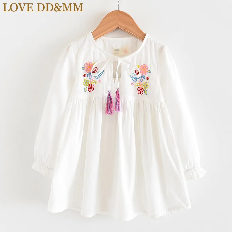 Платья для девочек LOVE DD & MM осенняя новая детская одежда 2020 новое милое кружевное
