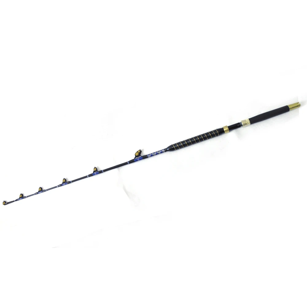 New Boat fishing rod BlueSpear 80lbs 5'6''Trolling Rod big game rod   Straight Butt Rod  trolling 