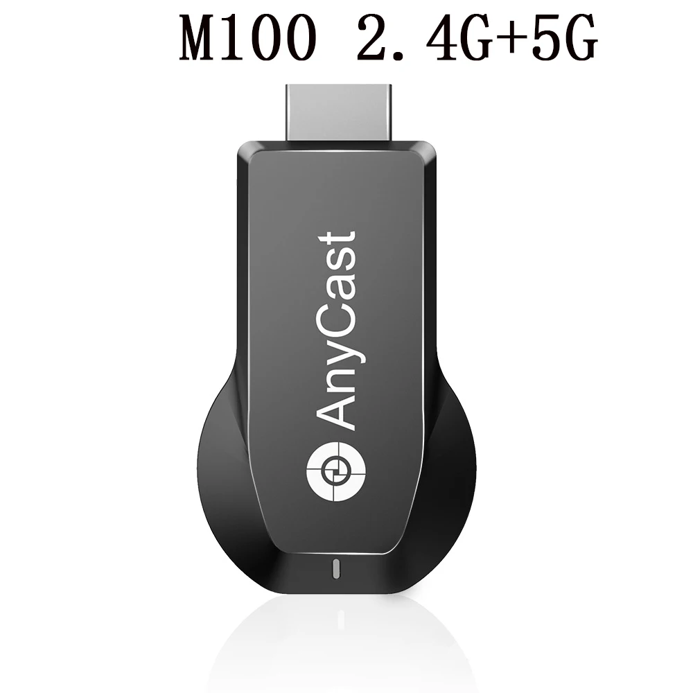 Anycast 2,4G/5G M100/M9/M9 Plus Ezcast Miracast AnyCast DLNA AirPlay HDMI tv Stick Wifi Дисплей ключ приемник Google Youtub - Цвет: M100 2.4G AND 5G