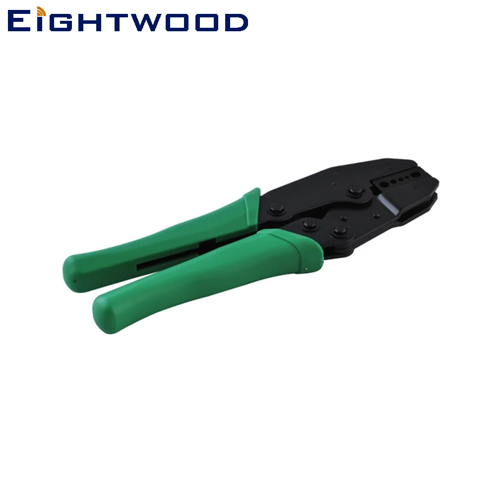 

Eightwood Crimper Crimping tool,Crimping head for RG178 RG316 RG174 LMR100 RG58 LMR195 Coaxial Cable Green