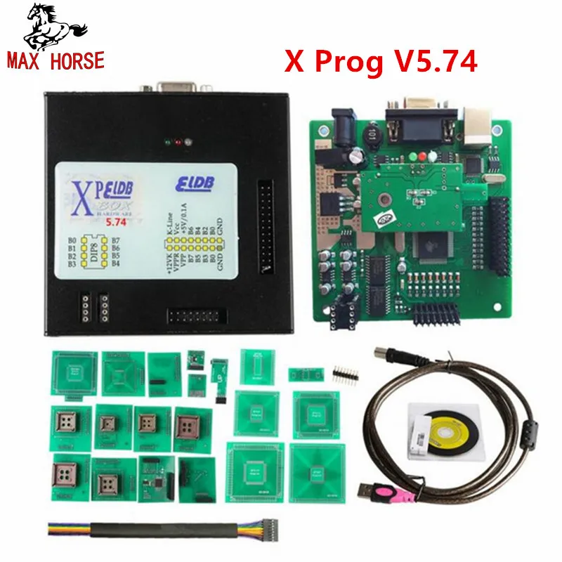 

Hot Newest Xprog M V5.74 New Generation Released X-PROG M Metal Box ECU Programmer with USB Dongle X PROG ECU Flasher Tool