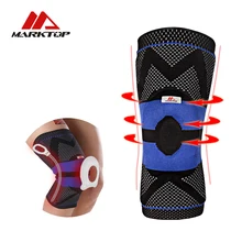 Marktop Sports Knee Pads Breathable Professional 4 Size Tennis Support Elastic Brace Protective Neoprene Sports Safety Gym M5111