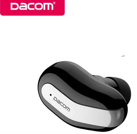 Dacom k8 одиночные наушники скрытая невидимая микрогарнитура миниатюрные мини bluetooth