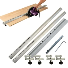 Электрическая циркулярная пила для резки направляющая нога направляющей линейки «Три в одном» 45 градусов фаской приспособление 92/112/135 см линейка