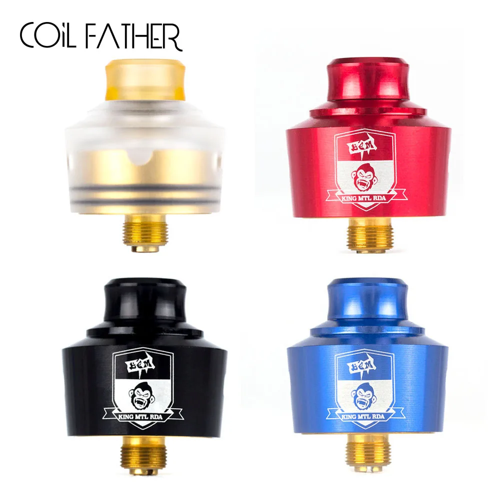 

Coil Father King Kong Nano RDA V2 22mm Diameter Tank Atomizer 510 Drip Tip Fit 510 Thead Box Mod Vape