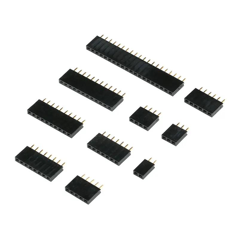 40 Pin PCB Conector Macho 2.54 mm Pin de una sola fila encabezado tira zócalo arduino C41 40 Pin PCB Conector Macho 2.54 mm Pin de una sola fila encabezado tira zócalo arduino C41