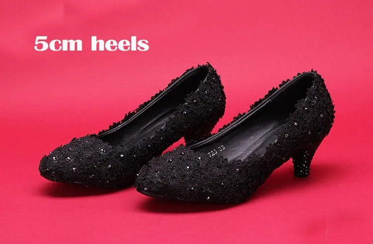 5cm heels black