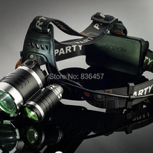 Фары аккумуляторная масштабируемые из светодиодов 5000 лм фары фары фонарь фонарик+ 2 x 18650 4200 мАч аккумуляторная батарея+ усыновителя