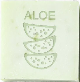 Aloe handmade soap standard Mini soap diy stamp seal chapter 