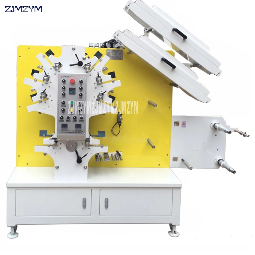 

Label Flexography Printing Machine Flexographic Printer For Garment Wash Care Labels 6 Colours And 2Colours JR-1262 Letter Press