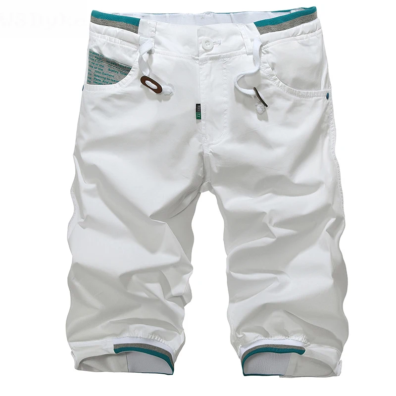 Высококачественные летние мужские бермуды из хлопка