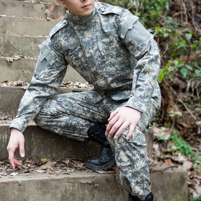 CPBK камуфляжная армейская военная форма мужские тактические брюки карго Bdu боевая униформа на открытом воздухе Кемпинг Охота мужские комплекты одежды