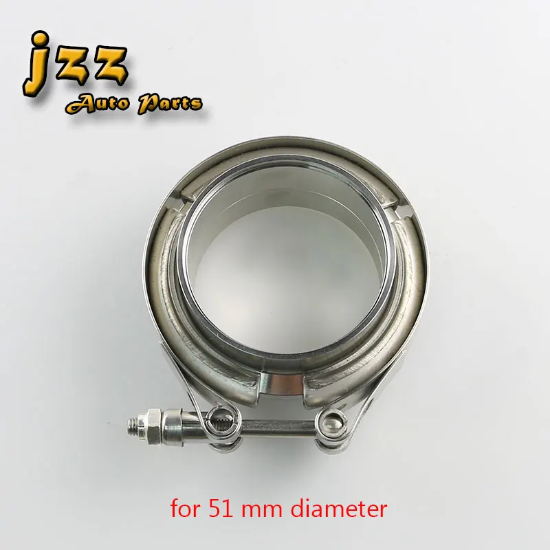 JZZ нержавеющая сталь 201 V Band комплект фланцевых зажимов штекер/гнездо для Turbo