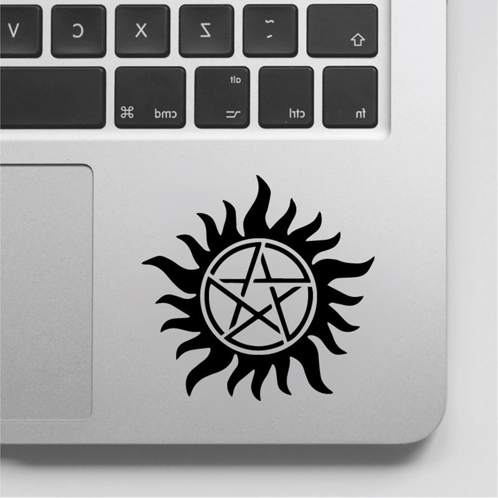 Supernatural Vinyl Decal Sticker Anti-Possession Symbol Sam Dean Winchester  Car