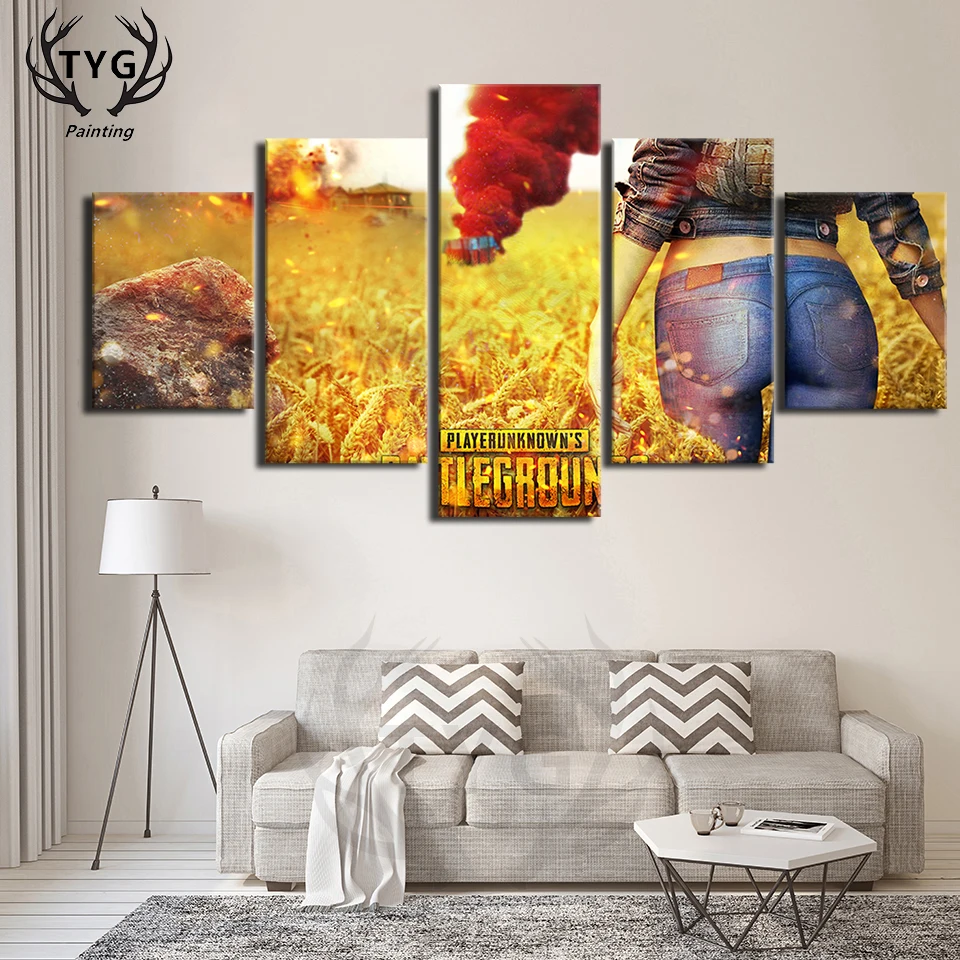 

PUBG Eat chicken Games Red Airborne box The Wall Decoration Wallpaper Posters Canvas Painting Home Decoration Free Shipping TYG