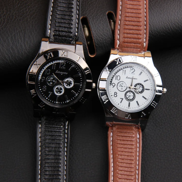 

Watch Lighter With Tungsten Turbo Electric Quartz Watch For Cigarette Lighter Men Colock