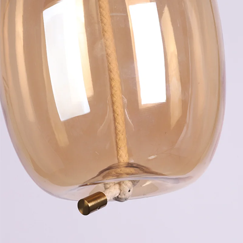  Modern BROKIS Knot Glass Pendant Lights luminaire suspendu Rope Hanging Lamp Designer Cafe bar ligh - 33001936593