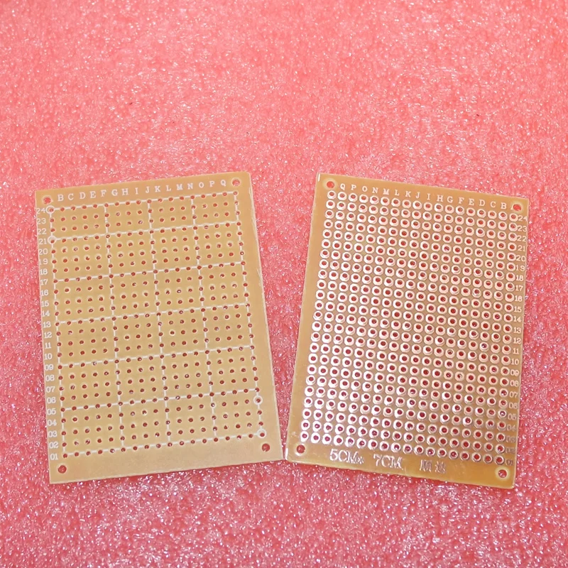 Free shipping 10Pcs new Prototype Paper Copper PCB Universal Experiment Matrix Circuit Board 5x7cm Brand