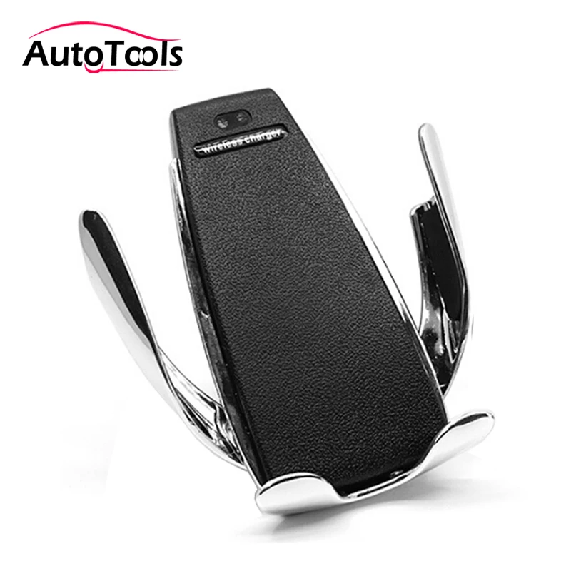 

10W Wireless Car Charger S5 Automatic Clamping Fast Charging Phone Holder Mount in Car accessories kit