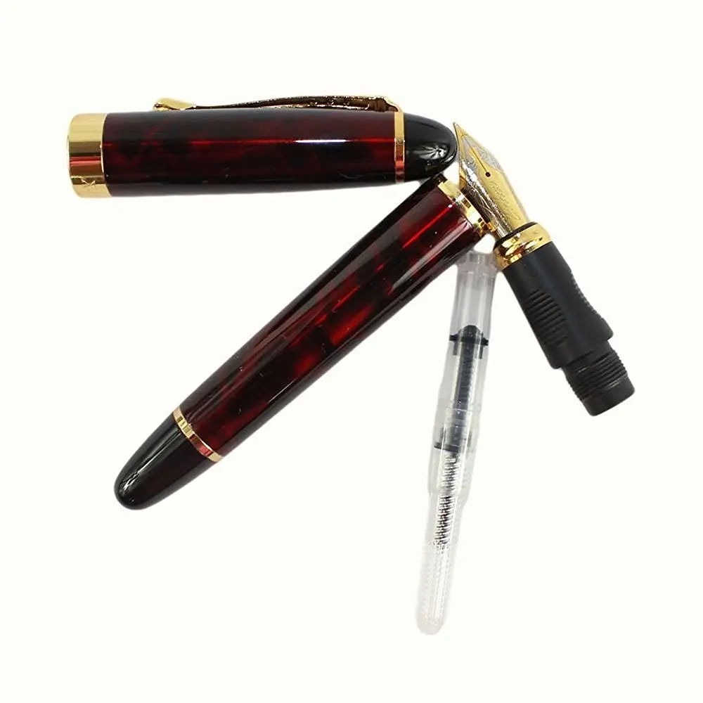 Jinhao Luxury M перьевая ручка 18KGP (красный паук)