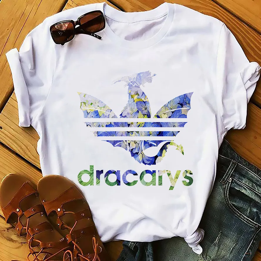 Daenerys Dragon Camiseta Dracarys забавная Футболка мужская летняя новая белая Повседневная футболка унисекс крутая уличная одежда Harajuku футболка - Цвет: P1000-13