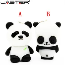 JASTER Panda USB флеш-накопители(белый) полная емкость 4 ГБ 8 ГБ 16 ГБ 32 ГБ 64 ГБ милые животные два стиля цена Горячая
