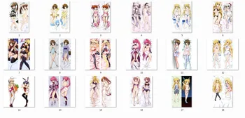 

May 2017 update Magical Girl Lyrical Nanoha characters Fate Testarossa & Hayate Yagami pillow cover ViVid Strike body Pillowcase
