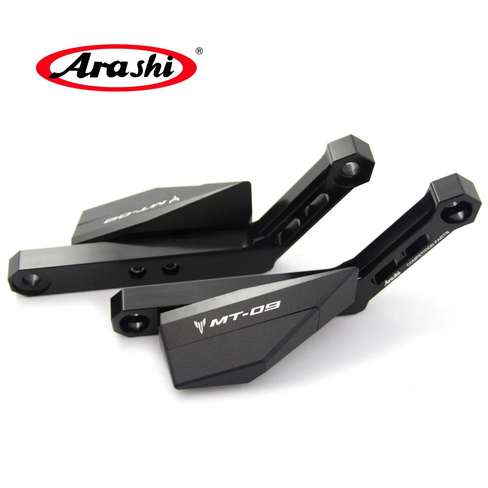 Arashi 2PCS MT 09 CNC Engine Slider Cover Crash Protector For YAMAHA MT09 FZ09 2014 2015 2016 2017 Guard Frame Pads Slider Arashi 2PCS MT 09 CNC Engine Slider Cover Crash Protector For YAMAHA MT09 FZ09 2014 2015 2016 2017 Guard Frame Pads Slider