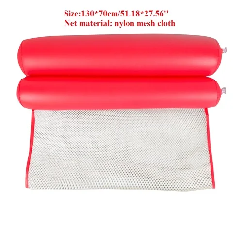 Открытый складной водный гамак для бассейна, надувной матрас, пляжный шезлонг, плавающая кровать, кресло, гамак - Цвет: Type D Red