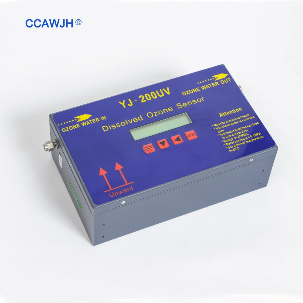 

Accurate Dissolved Ozone Sensor LED Display Resolution 0.1mg/L Test Range 0-20mg/L Set High Low Value with Alarm Test via UV